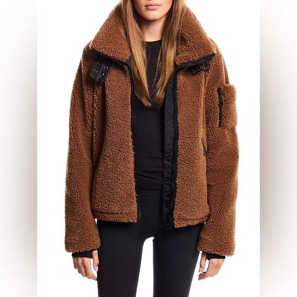 SAM Sherpa Denver Jacket Size Small Brown - Picture 3 of 10